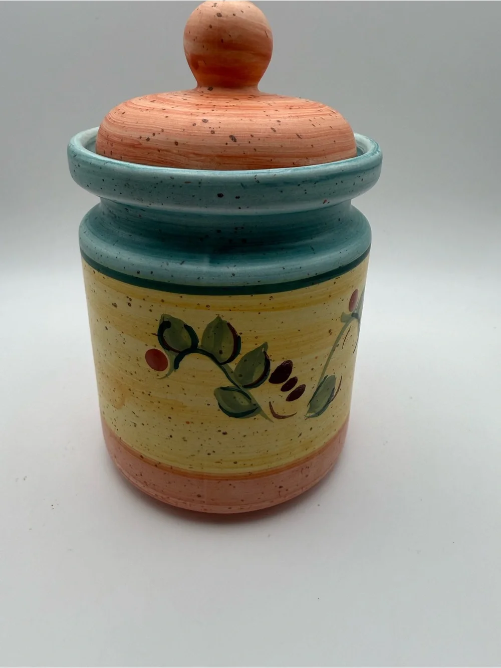 Lilian Vernon Small Stoneware Food Storage Canister